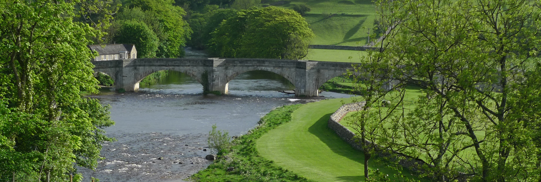 Fly fishing on the River Wharfe 