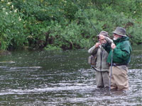 First trout on 82nd birthday